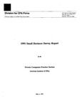 1991 Small Business Survey Report, May 1, 1991 by American Institute of Certified Public Accountants. Private Companies Practice Section