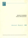 Annual report, 1995, Board of Examiners, Uniform CPA Examination by American Institute of Certified Public Accountants. Board of Examiners
