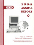 Annual report, 1996 II, Board of Examiners, Uniform CPA Examination by American Institute of Certified Public Accountants. Board of Examiners