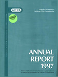 Annual report, 1997, Board of Examiners, Uniform CPA Examination by American Institute of Certified Public Accountants. Board of Examiners
