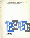 Midyear Report to Council, 1972-1973 by LeRoy Layton and American Institute of Certified Public Accountants (AICPA)
