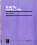 401(k) plan practice guide by American Institute of Certified Public Accountants. Tax Division