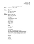 ASB meeting minutes, 2000, April 5-6;Auditing Standards Board approved highlights, 2000, April 5-6