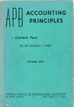 APB accounting principles: volume 1: Current text as of August 1, 1969