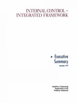 Internal control, integrated framework: Executive summary September 1992 by Committee of Sponsoring Organizations of the Treadway Commission