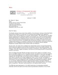 News -- 2002 January 17;Letter sent from Charles A. Bowsher to Robert D. Neary by American Institute of Certified Public Accountants. SEC Practice Section. Public Oversight Board