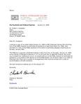 News-- 2002 January 21;Letter sent from Charles A. Bowsher to Harvey L. Pitt by American Institute of Certified Public Accountants. SEC Practice Section. Public Oversight Board and Harvey L. Pitt