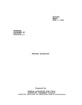Program accounting: Proposed statement of position, revised draft June 3, 1981 by American Institute of Certified Public Accountants. Accounting Standards Division. Program Accounting Task Force