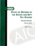 Study on reform of the estate and gift tax system : executive summary