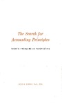 Search for accounting principles, today's problems in perspective