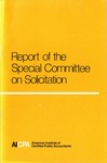 Report of the Special Committee on Solicitation by American Institute of Certified Public Accountants. Special Committee on Solicitation