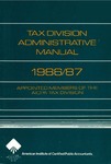 Tax Division administrative manual : appointed members of the AICPA Tax Division, 1986/87