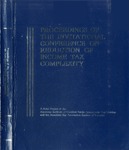 Proceedings of the Invitational Conference on Reduction of Income Tax Complexity