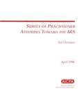Survey of practitioner attitudes toward the IRS