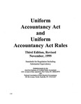 Uniform Accountancy Act and Uniform Accountancy Act Rules, Standards for  Regulation Including Substantial Equivalency