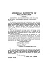 By-Laws of the American Institute of Accountants (November 20, 1925) by American Institute of Accountants. Committee on Constitution and By-Laws
