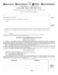 Form of Application for Admission [1901] by American Association of Public Accountants