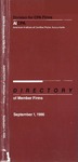 Directory of Member Firms, September 1, 1986