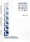 Directory of PCPS Member Firms, October 1, 1991 by American Institute of Certified Public Accountants. Division of CPA Firms