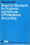 Discussion Draft: Board on Standards for Programs and Schools of Professional Accounting