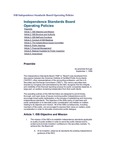Independence Standards Board Operating Policies