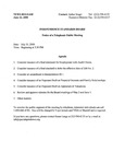 News Release, June 22, 2000: Notice of a Telephonic Public Meeting by Independence Standards Board