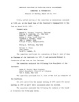 Nominations Minutes of Meeting, March 18-19, 1975