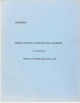 Council, Minutes of Meeting, May 10-12, 1971