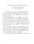 Report of the Committee on Continuing Education, April 7, 1971