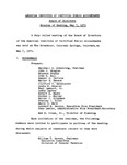 Board of Directors. Minutes of Meeting, May 7, 1971 by American Institute of Certified Public Accountants. Board of Directors