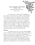 Report of Committee on Specialization, Before Spring Meeting of Council, May 11, 1971 by Ralph F. Lewis