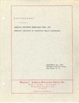 Proceedings, September 19, 1970, New York, N. Y. by American Institute Benevolent Fund