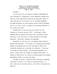 Report of the Committee on Minority Recruitment and Equal Opportunity, before Spring Meeting of Council May 2, 1972 by Lincoln J. Harrison
