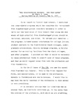 Disadvantaged Program: One Year Later, Spring Meeting of Council, May 4, 1970 by Edwin R. Lang