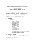 American Institute of Certified Public Accountants. Executive Committee. Minutes of Meeting, September 25, 1967