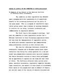 Report to Council of the Committee on State Legislation To Members of the Council of the American Institute of Certified Public Accountants, May 6, 1965
