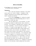 Report of the Council To the Members of the American Institute of Certified Public Accountants, September 20, 1965