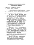 Supplemental Report of Executive Committee, Institute Staff Management, To the Council of the American Institute of Certified Public Accountants, May 1966 by American Institute of Certified Public Accountants. Executive Committee and Robert M. Trueblood