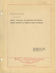 Proceedings: Council, Foundation, Benevolent Fund Meetings, American Institute of Certified Public Accountants, September 22, 1962, The Waldorf-Astoria, New York, N. Y.