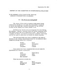Report of the Committee on International Relations, Re: The World Accounting Study, To the Members of the Council of the American Institute of Certified Public Accountants, September 20, 1963 by American Institute of Certified Public Accountants. Committee on International Relations and James J. Mahon