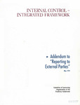 Internal Control - Inegrated Framework: Addendum to " Reporting to External Parties," May 1994 by Committee of Sponsoring Organizations of the Treadway Commission