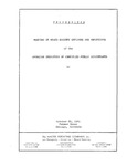 Proceedings: Annual meeting of the American Institute of Certified Public Accountants, 74th, Chicago, October 29, 1961: meeting of state society officers and executive secretaries