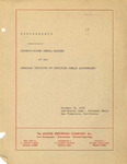 Proceedings: Briefing Session of Committee Chairmen at the Annual meeting of the American Institute of Certified Public Accountants, 72nd, San Francisco, October 25, 1959