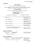 Complete program for use of Institute's officers and staff: committee meetings, technical sessions, general session, receptions, breakfasts, luncheons, dinners and social affairs - 73rd annual meeting, Philadelphia, September 21-28, 1960