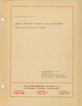 Proceedings of the Organizational meeting of Council held at the Annual meeting of the American Institute of Accountants, Philadelphia, Penna., September 28, 1960.