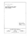Proceedings of state society presidents, Clearwater, Florida, April 16, 1961: remarks by Richard L. Barnes, Richard Chamberlain, Rudolph Linquist, John Queenan and Louis Pilie.