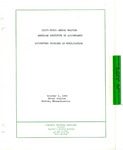 Proceedings of the session on Accounting problems in mobilization, held at the sixty-third Annual meeting of the American Institute of Accountants, Boston, October 2, 1950.