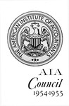 AIA council 1954-1955.