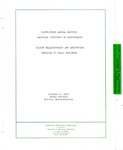 Proceedings of the Technical session on Client relationships and accounting services to small business, held at the sixty-third Annual meeting of the American Institute of Accountants, Boston, October 4, 1950.