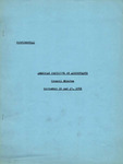 Minutes of the Proceedings of the Fall meeting of Council of the American Institute of Accountants, Chicago, September 20 and 23, 1948. by American Institute of Accountants. Council